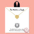 GOLD DIPPED TIGER NECKLACE
